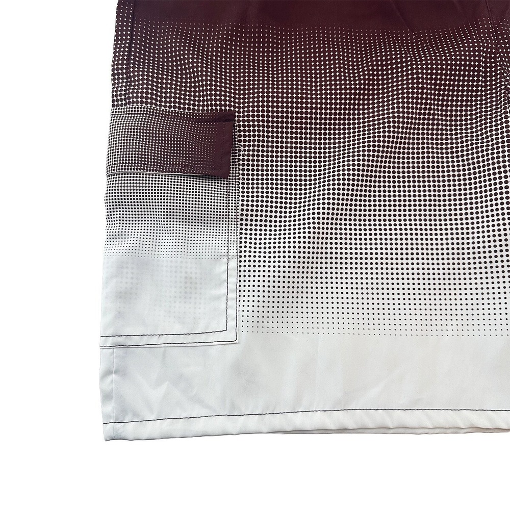 PUBLIC‎ RECORD Men's Swim Shorts • XL • maroon white • beach vacation resort - Picture 4 of 9